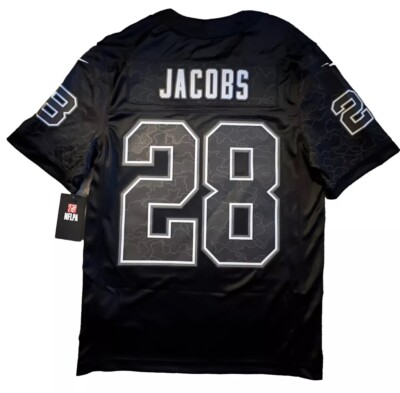 Nike NFL Vegas RAIDERS Jacobs Black Camo Reflective LIMITED