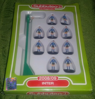 INTER 2008/09 SQUADRA SUBBUTEO LA LEGGENDA FABBRI CALCIO FOOTBALL SOCCER