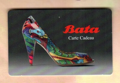 BATA ( France ) Artistic Women's Shoe ( 2008 ) Gift Card ( $0 )