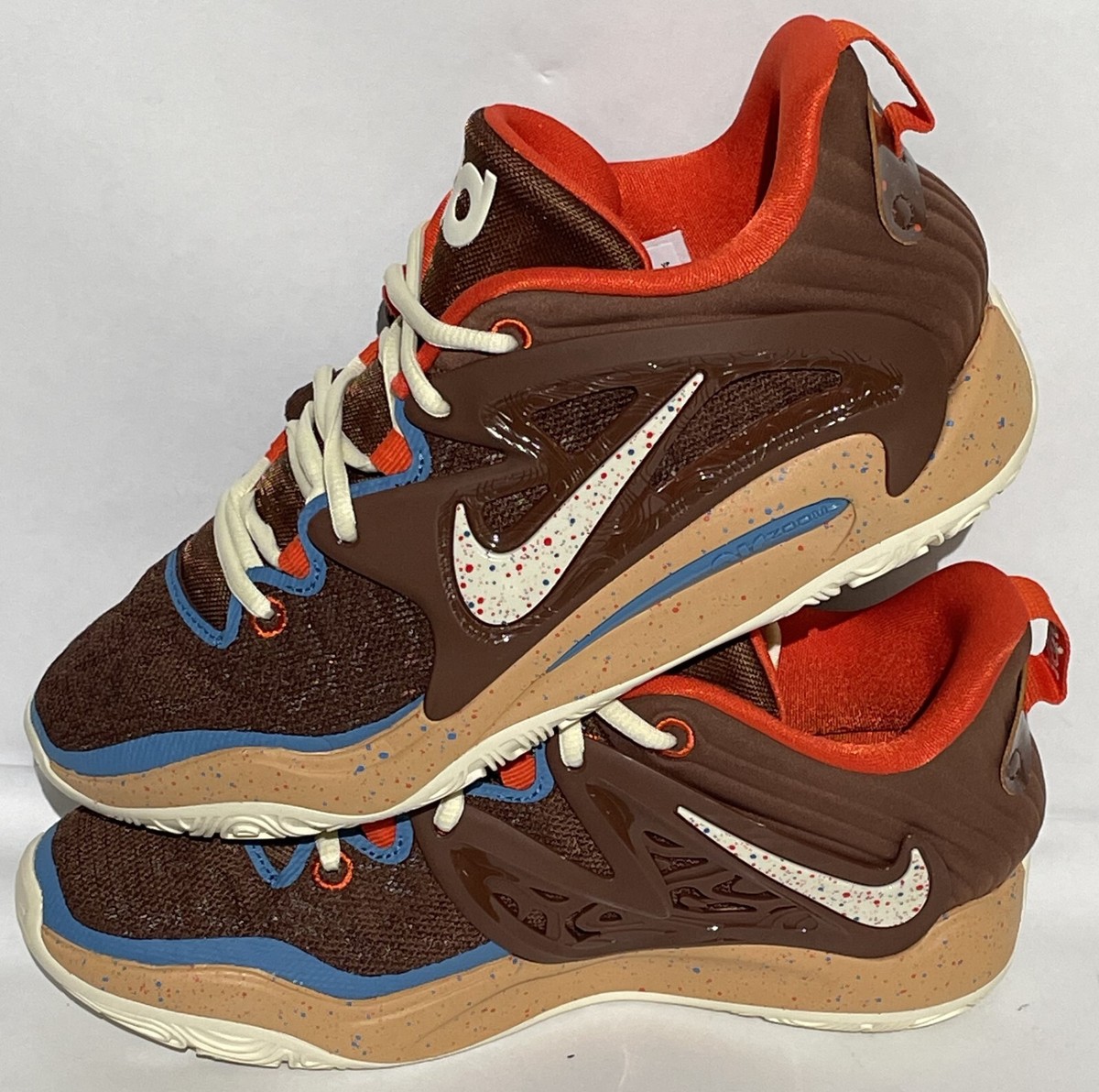 Nike KD 15 EYBL - Mens Size 8.5 - Fauna Brown/Coconut Milk  display picture 2