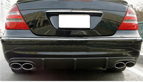 Carbon Heckdiffusor Heckschürze Stoßstange für Mercedes E-Klasse W211 E55 - Picture 12 of 16