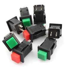 DS-429 Square Push Button Momentary Switch Latching /S elf Reset Red Green