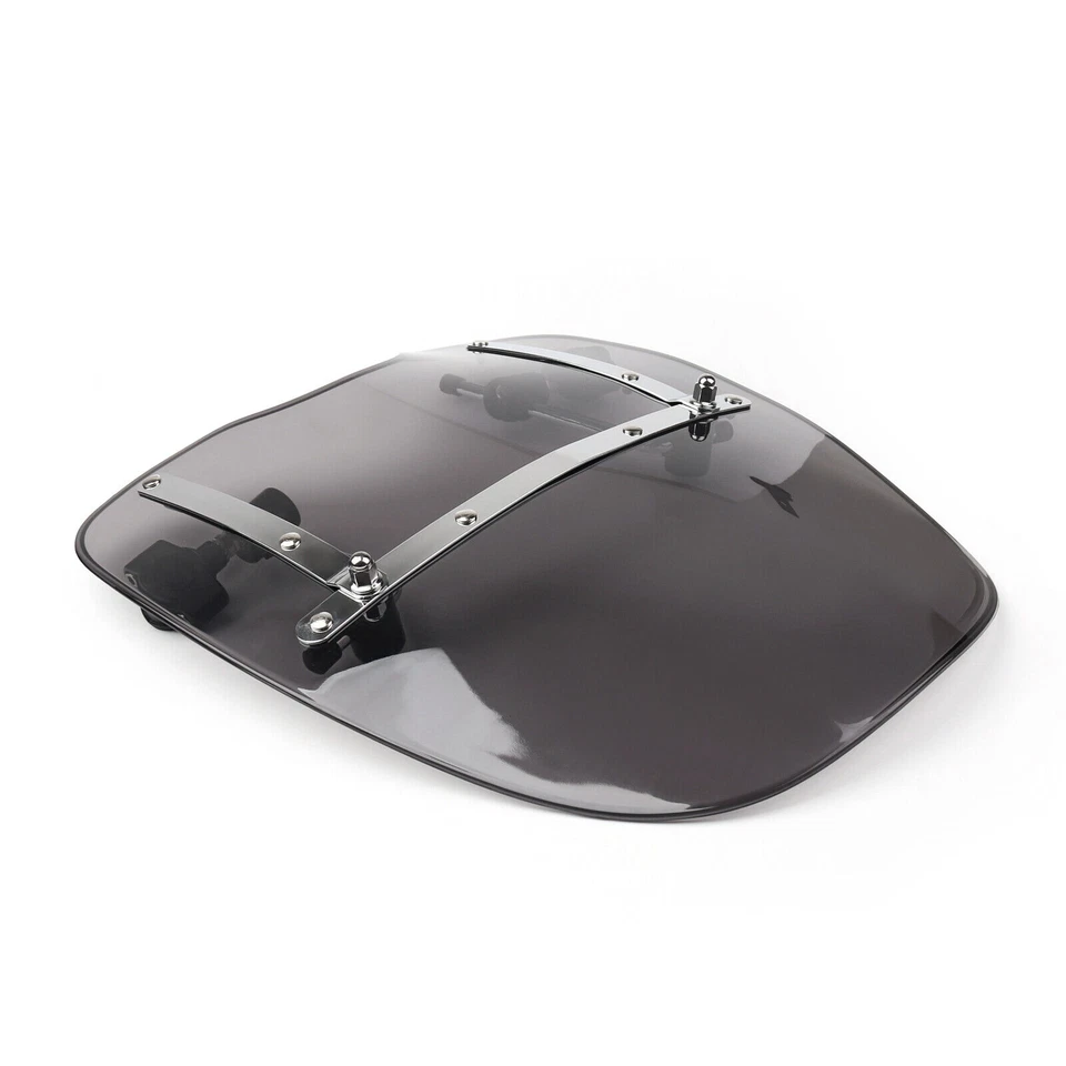 Gray Windshield Fits Honda Shadow Spirit Aero Rebel Deluxe VT VTX ACE Cruisers Foto 3 de 4
