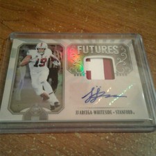 2019 Legacy Football J.j Whiteside Futures Patch Auto 