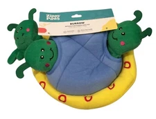 Zippy Paws UFO Space Ship with 3 Squeaky Aliens Burrow Interactive Puzzle Dog To
