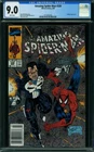 AMAZING SPIDER-MAN  #330  CGC VF/NM9.0 PUNISHER! Newsstand WP    2110561002