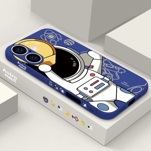 Astronaut Strap TPU Case For iPhone 16 15 Pro Max 14 13 12 11 Shockproof Cover - Picture 15 of 24
