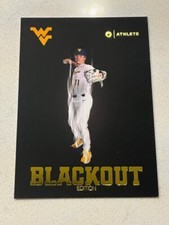 SAM WHITE 2025 ONIT West Virginia Baseball BLACKOUT Edition SP