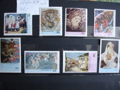 ALBANIA / ALBANIA 1967 / PAINTINGS / VERY FINE SET / MNH ** 40 EUROS