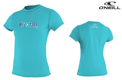 O'Neill Skins S/S Rash Tee Lycrashirt Enamel