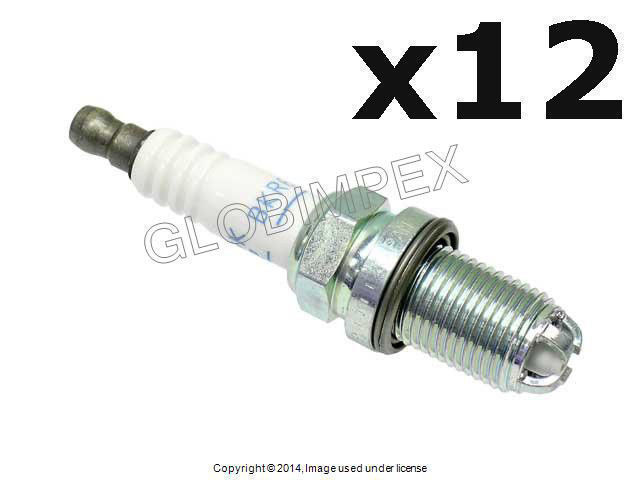 BMW 6cyl 1991-2008 Spark Plug High Power set of 12 NGK BKR6EQUP 3199 