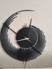 Retro Modern Abtract Sunburst Metal Wall Sculpture Home Decor Art