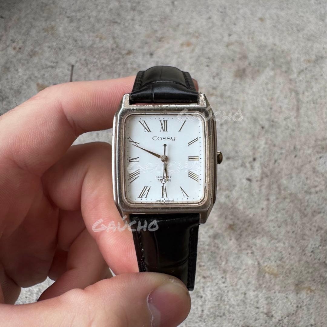 Orient Vintage Rectangular Square Watch Battery G… - image 1