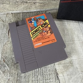 Donkey Kong Classics (Nintendo NES 1988) Authentic Tested Pre-Owned Good Conditi
