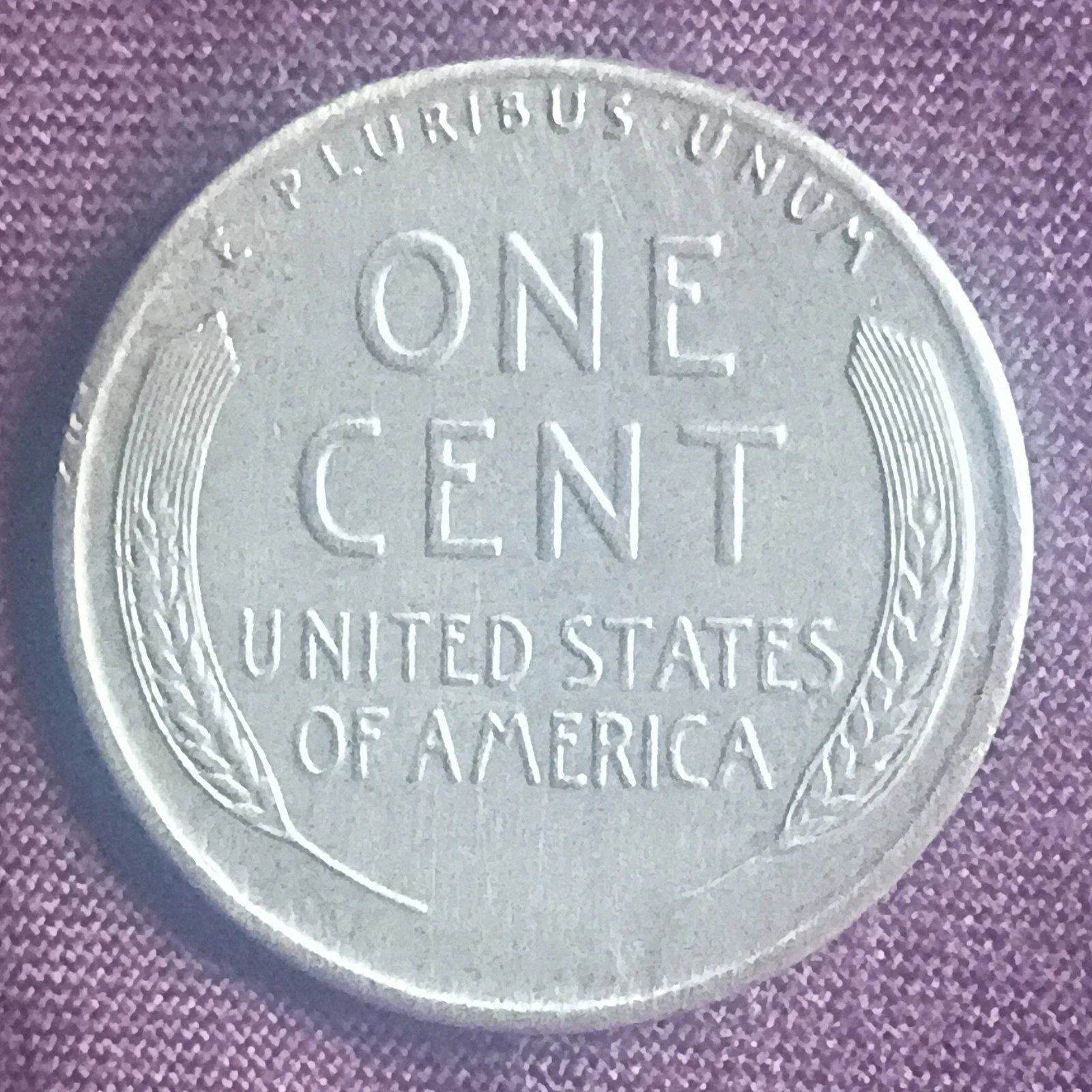 1943-S Lincoln Wheat Steel Small Cent San Francisco US Coin