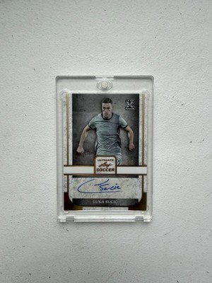 LUKA SUCIC 2022 LEAF ULTIMATE SOCCER XRC ROOKIE GOLD RC AUTO /5