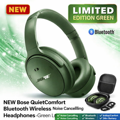 Bose QuietComfort BT Wireless Noise Cancelling Headphones LIMITED EDITION GREEN