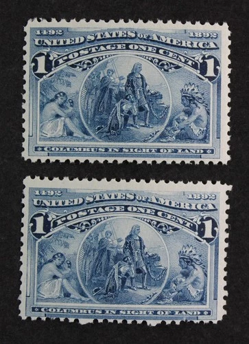 CKStamps: US Stamps Collection Scott#230 1c Columbian Mint NH OG