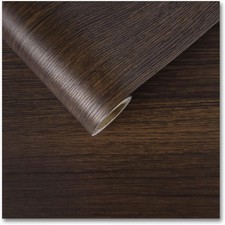 Dark Brown Wood Contact Paper Wood Wallpaper Peel and Stick 12x80