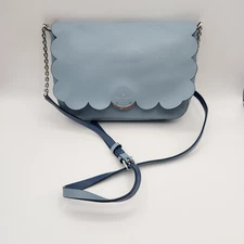 Kate Spade Izabella Magnolia Street Blue Dawn Leather Crossbody Shoulder Bag Sm