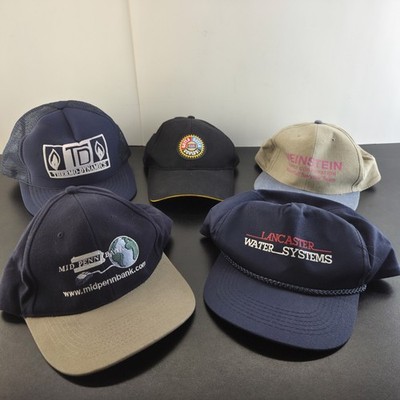 Lot of 5 Misc Vintage Trucker Hats Mid Penn Bank, Gotta Get Gould's, & More