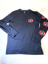 Volcom Stone Long Sleeve Rash Guard Swimming Surfing Shirt Blue SIZE SMALL