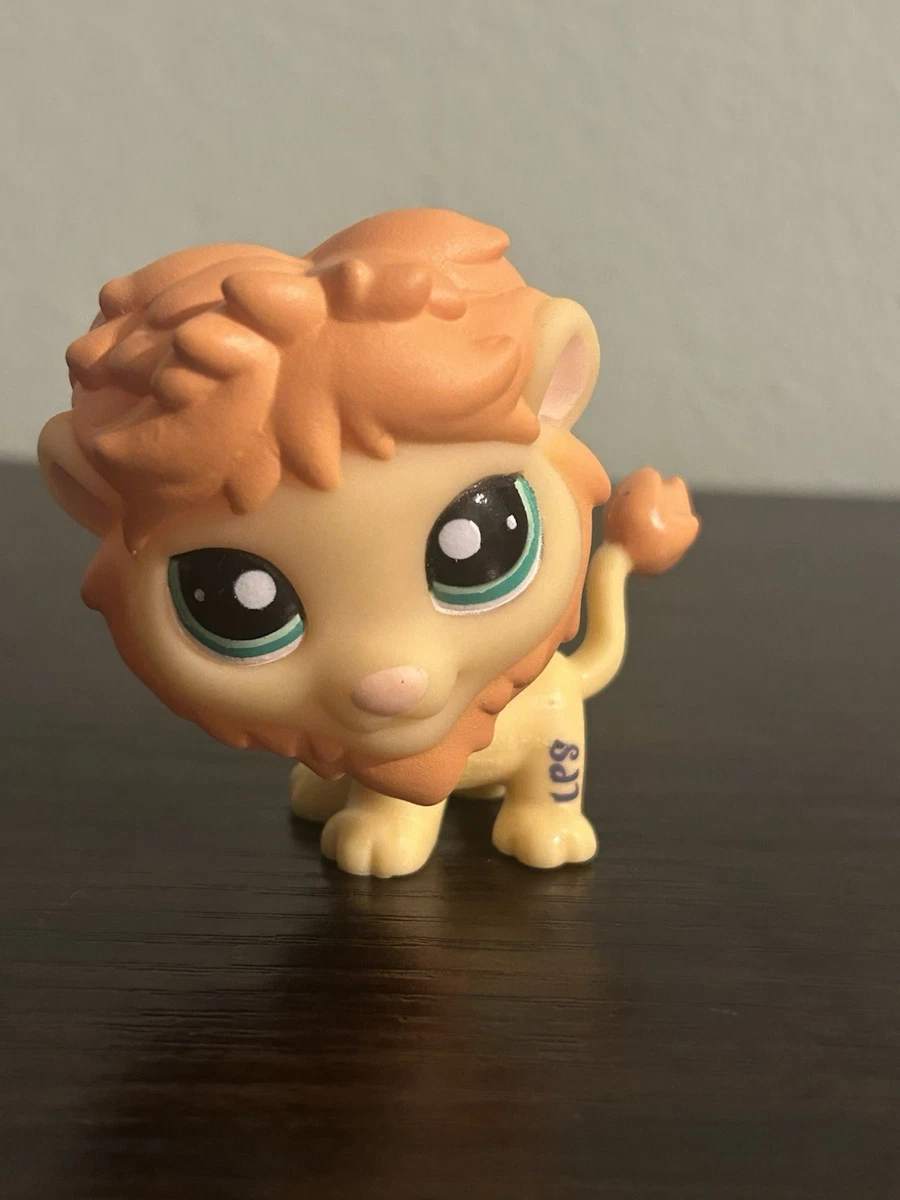 Figurine LITTLEST PETSHOP - Lion #944 Avec Couronne - Occasion