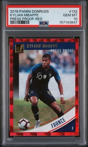 Kylian Mbapp 2018 Donruss Kylian Mbapp #132 Red