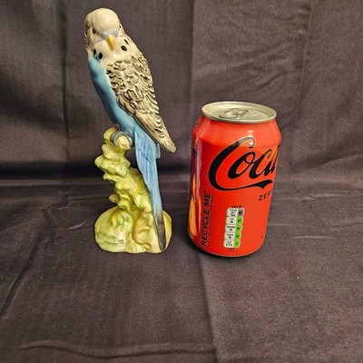 BESWICK Blue Wellensittich/ Wellensittich Vogel Figur #1216 SLIGHT CRAZING