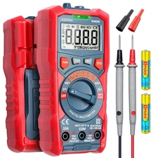 Astroai Multimeter Tester, TRMS 4000 Counts Volt Meter Auto-Ranging Ohmmeter Dig