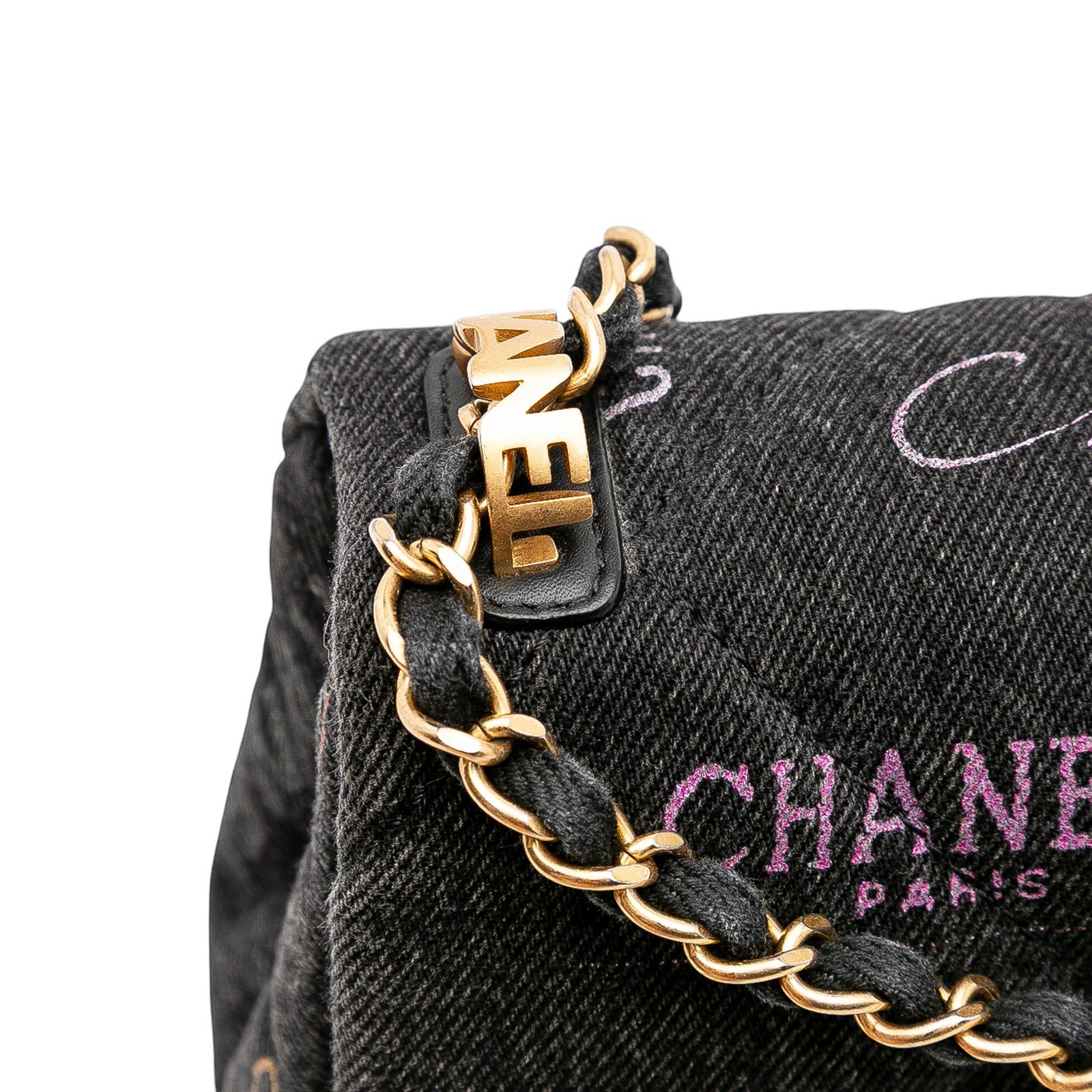 Authenticated Chanel Mini Rectangular Quilted Den… - image 10