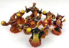 Skylanders Fire Lot Of 11 Activision Volcanic Eruptor, Hotdog, Lightcore & More