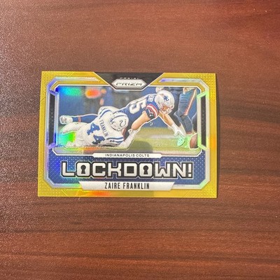 2024 Prizm Zaire Franklin Lockdown! Gold Prizm 10/10 SSP #11