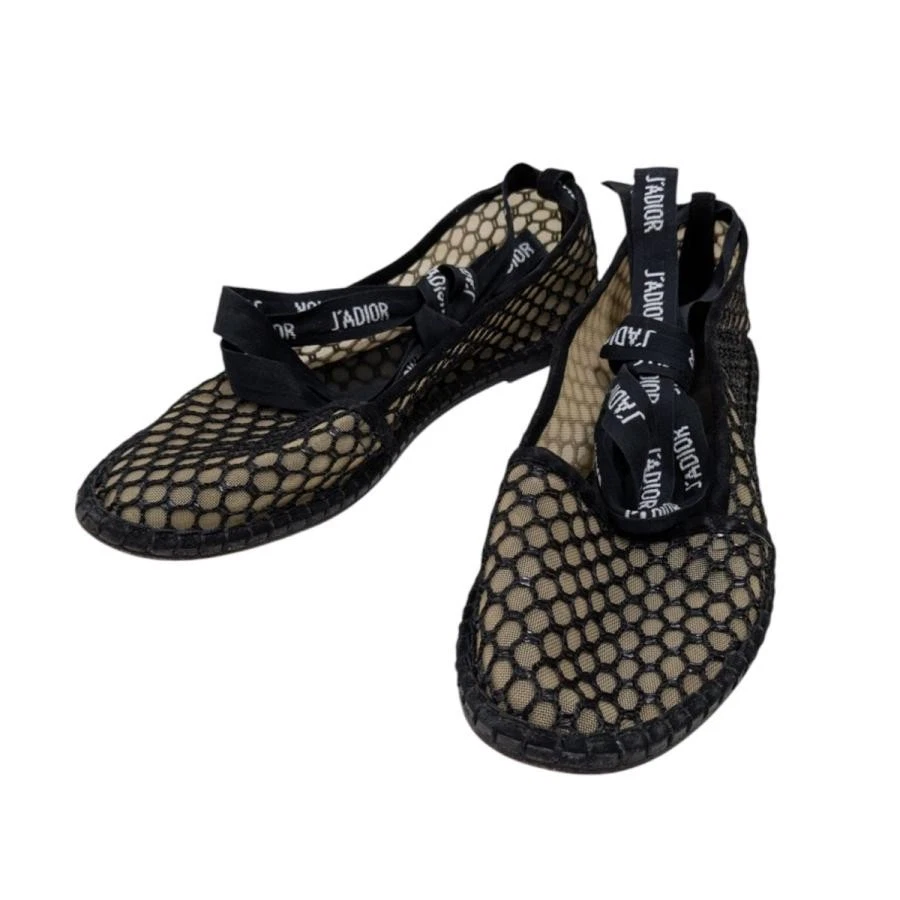Chaussures Christian Dior dentelle noire taille 36 femme occasion en bon état