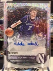 2025-26 Bowman Basketball Chrome 1st Nick Martinelli Auto Speckle /299 TZ
