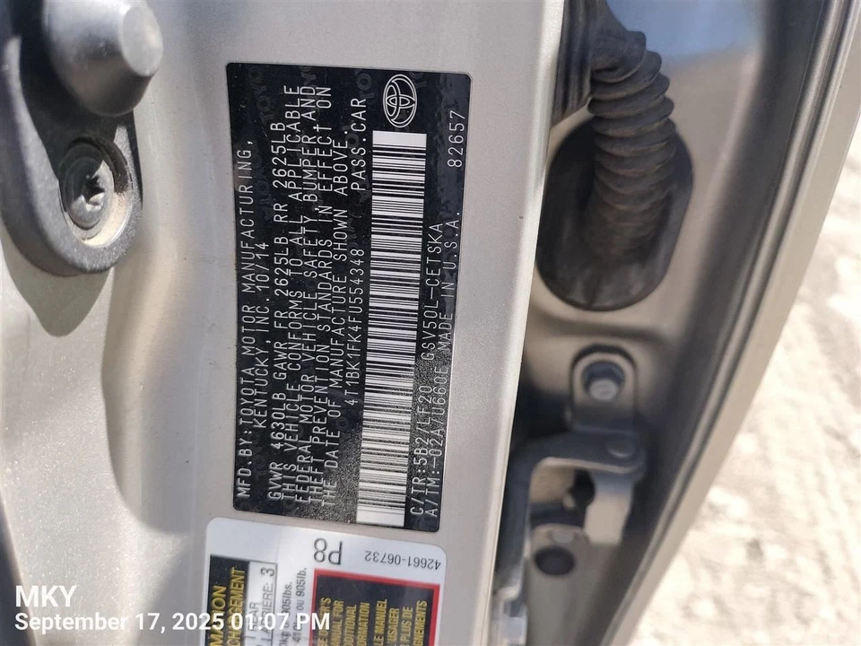 Enfriador de aceite de transmisión automática Camry 2015 7131460 Foto 3 de 4