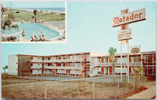 Matador Motor Inn Myrtle Beach SC Aaa Sign Vintage Postcard P-150