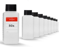 50X Leere Hdpe Plastikflaschen 100 Ml G25 Kunststoffflaschen Leerflaschen