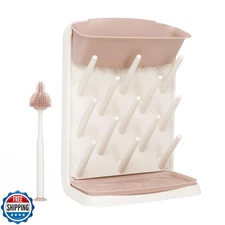 Emulait Ubbi Vertical Drying Rack, Baby Accessory, Space Saving Countertop wi