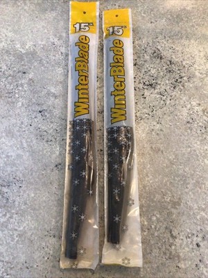 2-New 15'' Winter Wiper Blade Tridon *SEALED*. Pin, Hook,straight. Canada
