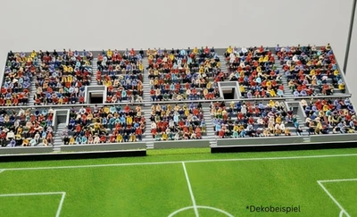 MARKENLOS 100 Stück sitzende Figuren für H0 Tribünen, Stadion uvm - Konvolut Set für 1:87