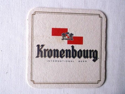 Bierdeckel, Bierfilz, Frankreich, Kronenbourg