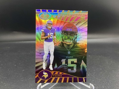 #ad #ad Dallas Turner 2024 Illusions Hobby #99 Alabama Vikings RC Rookie $1.99
