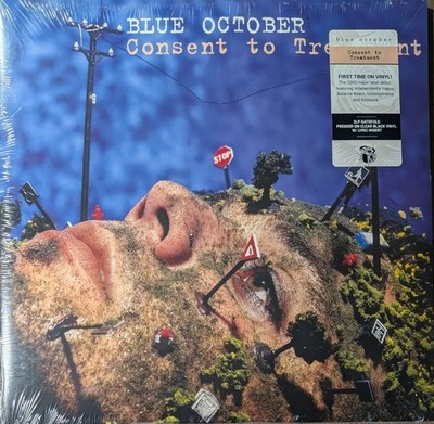 Blue October Consent To Treatment 2LP limited edition clear black vinyl