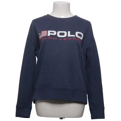 Polo Ralph Lauren, Sweatshirt, Größe: XS, Blau, Print, Damen #9EK