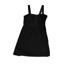 Forever 21 Dress Womens Medium Black Lace Fit & Flare Sundress Summer Casual