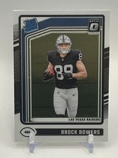 2024 Panini Donruss Optic - Rated Rookie Brock Bowers #215 Holo Prizm (RC)
