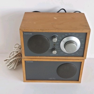 Tivoli Audio Model Two AM/FM Stereo Radio Henry Kloss w/ Extension Speaker WORKS