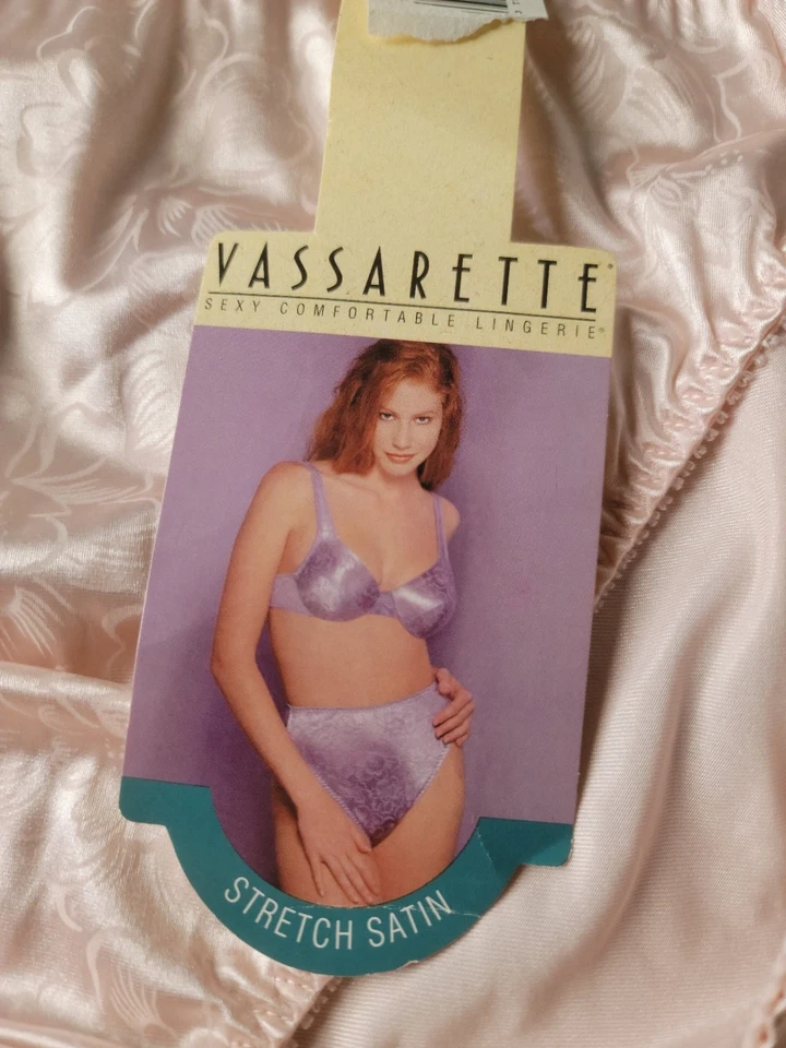 Bragas cortas vassarette satinadas corte alto segunda piel elásticas de colección nuevas con etiquetas 6 Foto 4 de 4