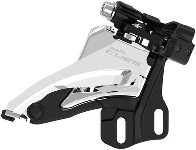 Shimano CUES FD-U4000-E Front Derailleur - 9/10-Speed, Side Swing, E-Type,